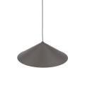 Brązowa lampa wisząca nad stół, 40cm klosz stożek 1XGX53 11271 TK Lighting