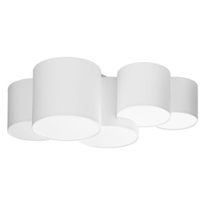 Lampa sufitowa z kilkoma abażurami nowoczesny design biała MONA WHITE 3443