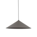Brązowa lampa wisząca nad stół, 40cm klosz stożek 1XGX53 11271 TK Lighting