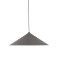 Brązowa lampa wisząca nad stół, 40cm klosz stożek 1XGX53 11271 TK Lighting