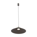 Brązowa lampa wisząca nad stół, 40cm klosz stożek 1XGX53 11271 TK Lighting