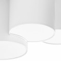Lampa sufitowa z kilkoma abażurami nowoczesny design biała MONA WHITE 3443