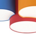 Lampa sufitowa z czterema kolorowymi abażurami, pokój dziecięcy 3276 TK Lighting