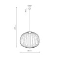 SPHERA M SABIA LAMPA WISZĄCA 1XGX53 11306 TK Lighting