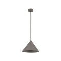 Lampa wisząca ze stożkowym kloszem brązowa 26cm średnicy 11376 TK Lighting