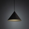 Lampa wisząca ze stożkowym kloszem brązowa 26cm średnicy 11376 TK Lighting
