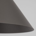 Lampa wisząca ze stożkowym kloszem brązowa 26cm średnicy 11376 TK Lighting