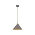Lampa wisząca ze stożkowym kloszem brązowa 26cm średnicy 11376 TK Lighting