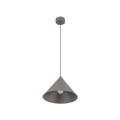 Lampa wisząca ze stożkowym kloszem brązowa 26cm średnicy 11376 TK Lighting