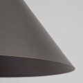Lampa wisząca brązowa z kloszem-stożkiem na gwint E27 11377 TK Lighting