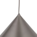 Lampa wisząca brązowa z kloszem-stożkiem na gwint E27 11377 TK Lighting