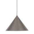 Lampa wisząca brązowa z kloszem-stożkiem na gwint E27 11377 TK Lighting