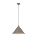 Lampa wisząca brązowa z kloszem-stożkiem na gwint E27 11377 TK Lighting