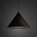 Lampa wisząca brązowa z dużym kloszem-stożkiem na gwint E27 11378 TK Lighting