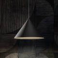 Lampa wisząca brązowa z dużym kloszem-stożkiem na gwint E27 11378 TK Lighting