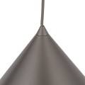 Lampa wisząca brązowa z dużym kloszem-stożkiem na gwint E27 11378 TK Lighting