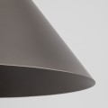 Lampa wisząca brązowa z dużym kloszem-stożkiem na gwint E27 11378 TK Lighting