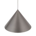 Lampa wisząca brązowa z dużym kloszem-stożkiem na gwint E27 11378 TK Lighting