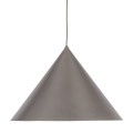 Lampa wisząca brązowa z dużym kloszem-stożkiem na gwint E27 11378 TK Lighting