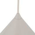 Lampa wisząca stożek w kolorze kaszmirowym, do jadalni 1xE27 11380 TK Lighting
