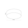RONDO WHITE LAMPA SUFITOWA 4  450 1086 TK Lighting