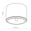 MORIS GOLD LAMPA SUFITOWA 1 3349 TK Lighting