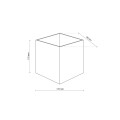 CUBE GRAY KINKIET LED IP 54 18086 TK Lighting