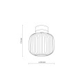 SALVIA BROWN LAMPA SUFITOWA 1XE14 11358 TK Lighting