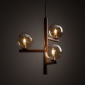 ESTERA WOOD ORZECH BURSZTYN LAMPA WISZĄCA 3XG9 11095 TK Lighting