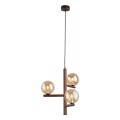 ESTERA WOOD ORZECH BURSZTYN LAMPA WISZĄCA 3XG9 11095 TK Lighting