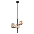 ESTERA WOOD ORZECH BURSZTYN LAMPA WISZĄCA 3XG9 11095 TK Lighting
