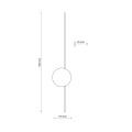 JAVA II NEW BROWN KINKIET 1 LED 11399 TK Lighting