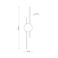 JAVA NEW BROWN KINKIET 2 LED 11400 TK Lighting