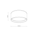 BILBAO WHITE/GOLD LAMPA SUFITOWA 4  450 3379 TK Lighting