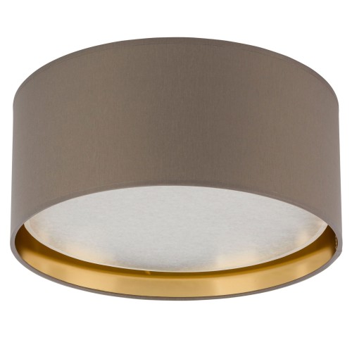 Elegancka lampa sufitowa w odcieniach beżu i złota 45cm BILBAO 4404 TK Lighting