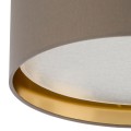Elegancka lampa sufitowa w odcieniach beżu i złota 45cm BILBAO 4404 TK Lighting