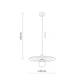 ONDA NEW BROWN LAMPA WISZĄCA 1xE27 11408 TK Lighting