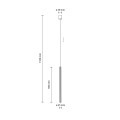FERRO NEW BROWN 500 LAMPA WISZĄCA 1XG9 11425 TK Lighting