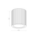EVE CORTE WOOD LAMPA SUFITOWA 1XGU10 11442 TK Lighting