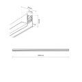 MAGNETIC EASY SZYNA WHITE PODTYNKOWA 2M 18234 TK Lighting