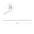 MAGNETIC EASY SZYNA BLACK NATYNKOWA 3M 18255 TK Lighting