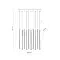 FERRO NEW BROWN LAMPA WISZĄCA 10XG9 LISTWA 11490 TK Lighting