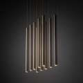 FERRO SABIA CHAMPAGNE LAMPA WISZĄCA 10XG9 LISTWA 11491 TK Lighting