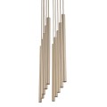 FERRO SABIA CHAMPAGNE LAMPA WISZĄCA 10XG9 LISTWA 11491 TK Lighting