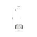 HARMONY SABIA JUTA LAMPA WISZĄCA 1XE27 11460 TK Lighting