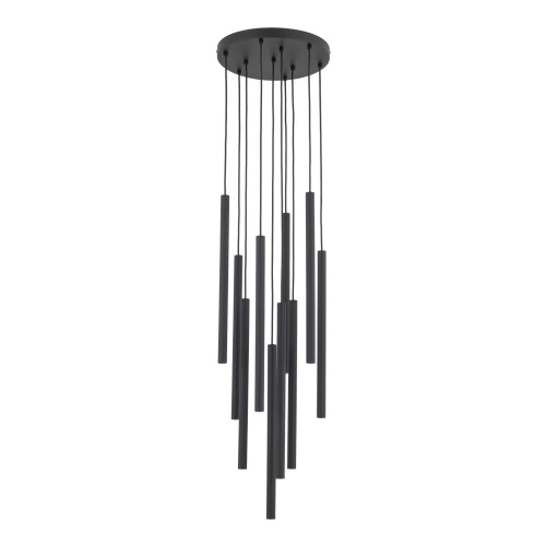 FERRO BLACK LAMPA WISZĄCA 10XG9 KOŁO 11492 TK Lighting