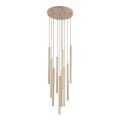 FERRO SABIA CHAMPAGNE LAMPA WISZĄCA 10XG9 KOŁO 11494 TK Lighting
