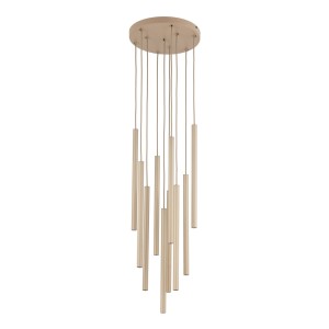 FERRO SABIA CHAMPAGNE LAMPA WISZĄCA 10XG9 KOŁO 11494 TK Lighting