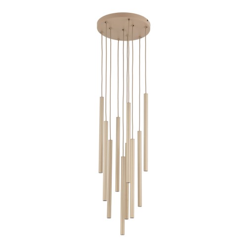 FERRO SABIA CHAMPAGNE LAMPA WISZĄCA 10XG9 KOŁO 11494 TK Lighting
