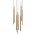 FERRO SABIA CHAMPAGNE LAMPA WISZĄCA 10XG9 KOŁO 11494 TK Lighting